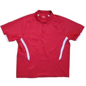 Under Armour Mens Polo Size XL Heat Gear Golf Performance Red